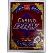 Карты для покера Casino DBW 100% пластик 54 карты