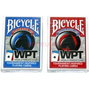 Карты для покера Bicycle WPT 100% пластик 54 карты