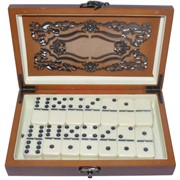 Домино в подарочной коробке (резной)
