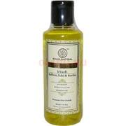 Шампунь khadi «Saffron, Tulsi & Reetha» (Индия) из натуральных компонентов