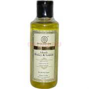 Шампунь khadi «Honey &amp; Lemon» (Индия) из натуральных компонентов