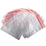 Фасовочные пакеты 500 шт Гриппер Zip Lock 10х10 см 70 мкм