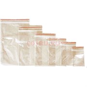 Фасовочные пакеты 100 шт Гриппер Zip Lock 14х20 см 70 мкм