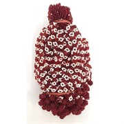 Фенечки в связке из бисера красные (100 шт)