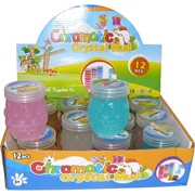 Лизун Слайм светящийся Crystal Mud 12 шт/уп