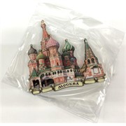 Магнит «Москва» (MS-08) деревянный