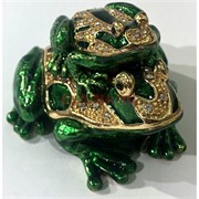 Шкатулка со стразами (3257) «Лягушки»