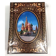 Шкатулка деревянная "Москва" в ассортименте