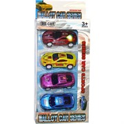 Набор машинок Die Cast 4 шт из металла