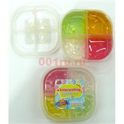 Слайм (DB-308) Crystal mud 4 цвета 12 шт/уп