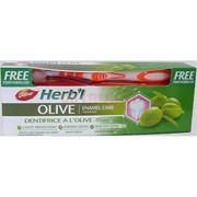 Зубная паста «Dabur Herb'l» восстановление эмали 150 г с зубной щеткой