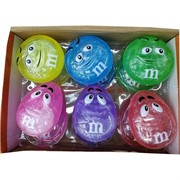 Лизун мялка M&M's прозрачный 12 шт/уп новая серия