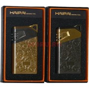 Зажигалка газовая Haipai «откидная турбо с узорами»