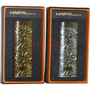 Зажигалка газовая Haipai «откидная узкая турбо с узорами»