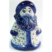 Фигурка из гжели Дед Мороз