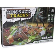 Dinosaur Tracks 228 деталей трасса с машинкой