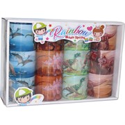 Игрушка радуга с динозаврами 12 шт/уп
