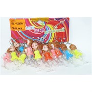 Брелок (KL-1264) девочка русалка с подсветкой 120 шт/уп