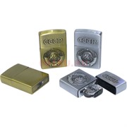 Зажигалка кремневая газовая СССР 2 цвета