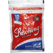 Фильтры для самокруток Smoking 100 шт Slim Long Size 6 мм