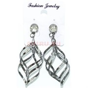 Серьги со стразой Fashion Jewerly 12 шт/уп