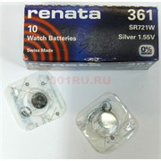Батарейка для часов 361 renata 10 шт/уп