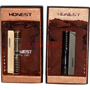 Зажигалка газовая Honest с прозрачным окошком турбо
