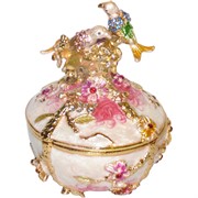 Шкатулка (1530) со стразами «Птички на шкатулке»