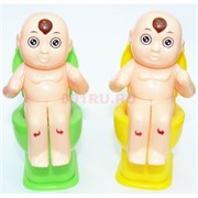 Игрушка пластмассовая ребенок на унитазе 12 шт/упаковка