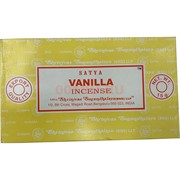 Благовония Satya Vanilla 15 гр 12 упаковок