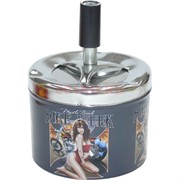 Пепельница металлическая (KL-1906) «Bike Week» 120 шт/кор