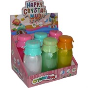 Слайм «бутылка молока» 6 шт/уп Happy Crystal Mud