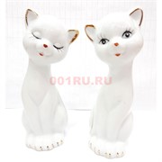 Кошки фарфоровые набор из 2 шт