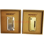 Зажигалка бензиновая Honest металлическая 2 цвета