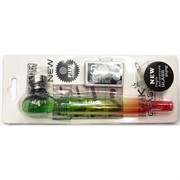 Трубка курительная D&K (8328FC) цветная стеклянная
