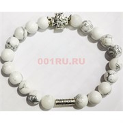 Браслет кахалонг 8 мм с крестом