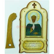 Икона деревянная с подставкой Святая Матрона 10 шт/уп
