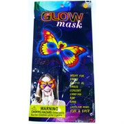 Маска бабочка (PL-1369) Glow Mask 24 шт/уп