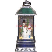 Фонарь-лампа новогодний Снеговики