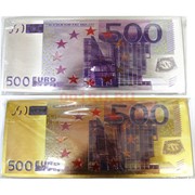 Магнит купюра 500 евро виниловый
