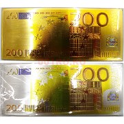 Магнит купюра 200 евро виниловый
