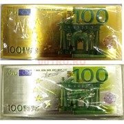 Магнит купюра 100 евро виниловый