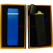 Зажигалка USB двойной разряд однотонная