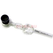 Трубка стеклянная D&K glass pipe 8580 белая прозрачная