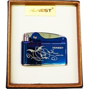 Зажигалка бензиновая Honest (рисунки и цвета микс)