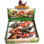 Dinosaur Chariot машинка динозавр иннерционная 6 шт/упаковка