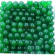 Бусины 8 мм из зеленого халцедона цена за 1 шт