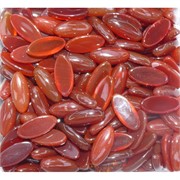 Кабошоны 8x18 челнок из сердолика