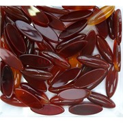 Кабошоны 8x23 челнок из сердолика