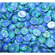 Кабошоны 10x12 овальные из азурита
